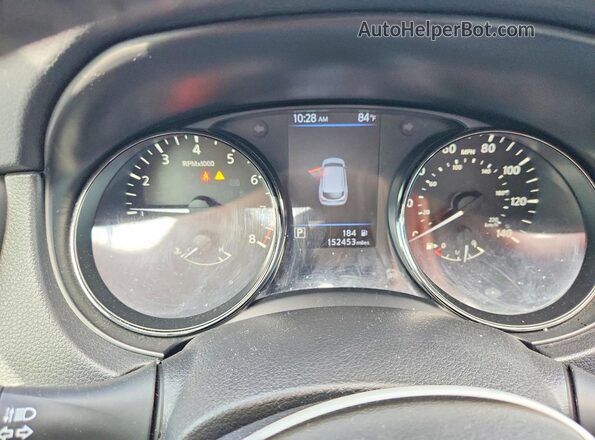 JN1BJ1CP4KW524601 2019 NISSAN ROGUE Черный Вид щитка приборов