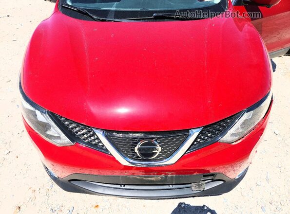 JN1BJ1CP5JW194529 2018 NISSAN ROGUE Red Engine compartment view