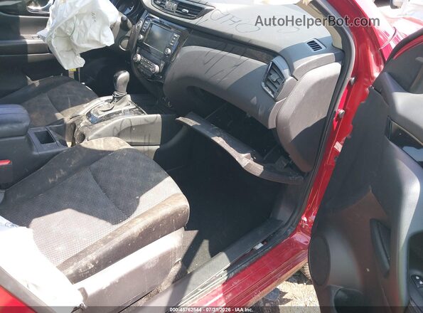 JN1BJ1CP5KW237199 2019 NISSAN ROGUE Red Widok wnętrza z przodu