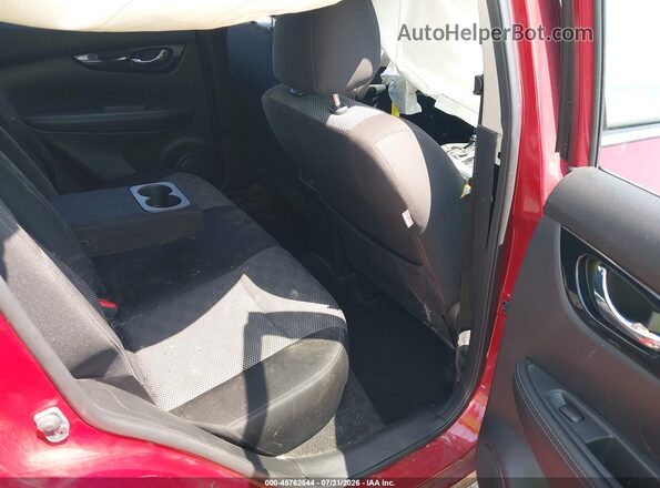 JN1BJ1CP5KW237199 2019 NISSAN ROGUE Red Widok naklejki z numerem VIN