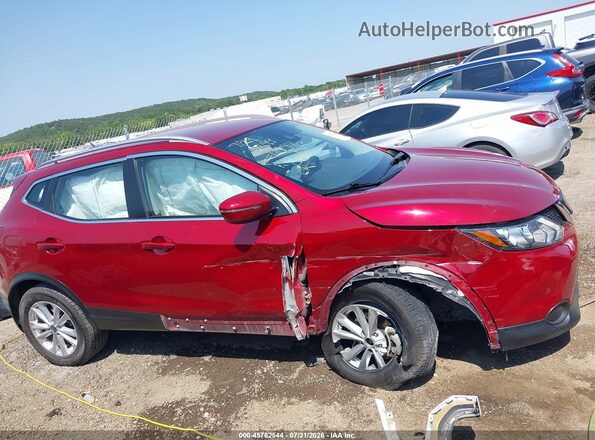 JN1BJ1CP5KW237199 2019 NISSAN ROGUE Red Widok wnętrza z tyłu