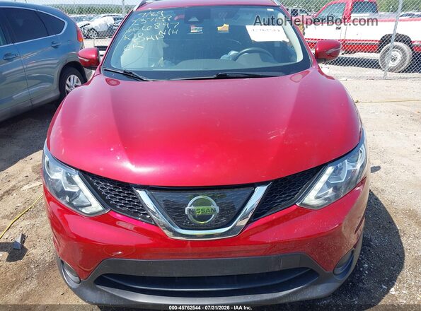 JN1BJ1CP5KW237199 2019 NISSAN ROGUE Red Widok zestawu wskaźników