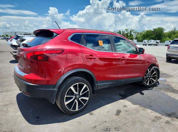 JN1BJ1CP6JW161684 2018 NISSAN ROGUE Red უკანა მარჯვენა