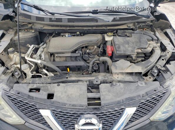 JN1BJ1CP7HW010928 2017 NISSAN ROGUE Black Вид задньої частини салону