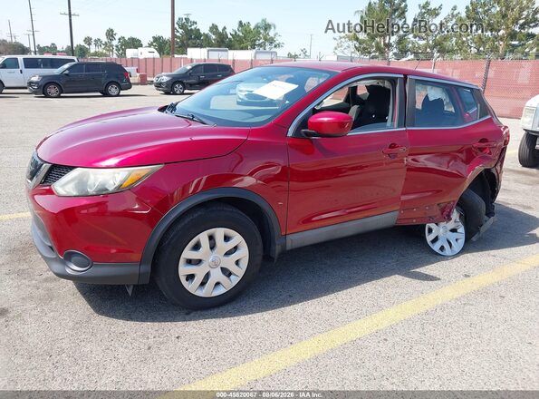JN1BJ1CP9KW218901 2019 NISSAN ROGUE Burgundy Vista tres cuartos delantera izquierda