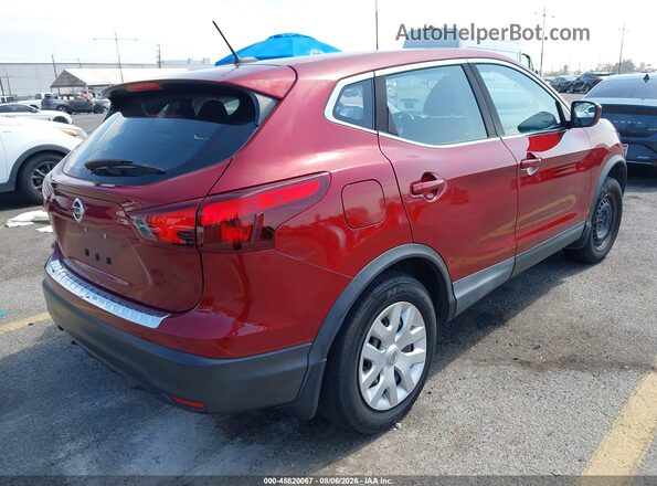 JN1BJ1CP9KW218901 2019 NISSAN ROGUE Burgundy Trasero derecho