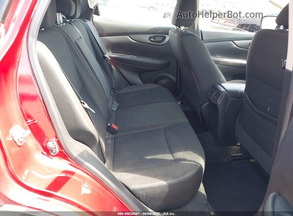 JN1BJ1CP9KW218901 2019 NISSAN ROGUE Burgundy Vista de la etiqueta del VIN