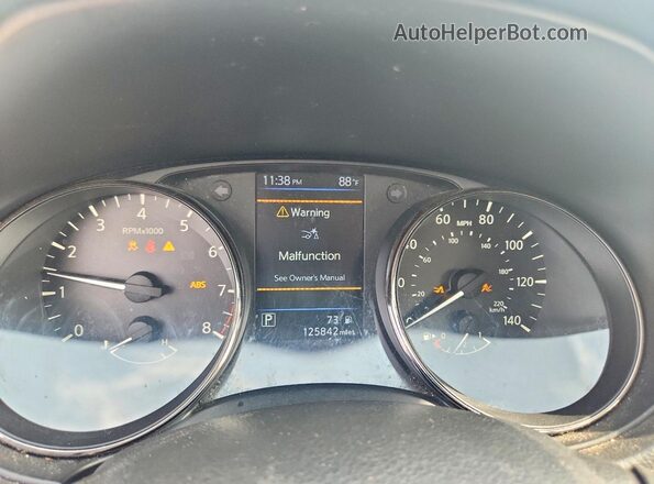JN1BJ1CP9KW235679 2019 NISSAN ROGUE Серый Вид щитка приборов