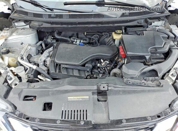 JN1BJ1CPXHW013502 2017 NISSAN ROGUE Silver Widok wnętrza z tyłu