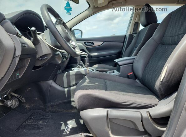 JN1BJ1CPXJW161445 2018 NISSAN ROGUE Silver Widok wnętrza z przodu