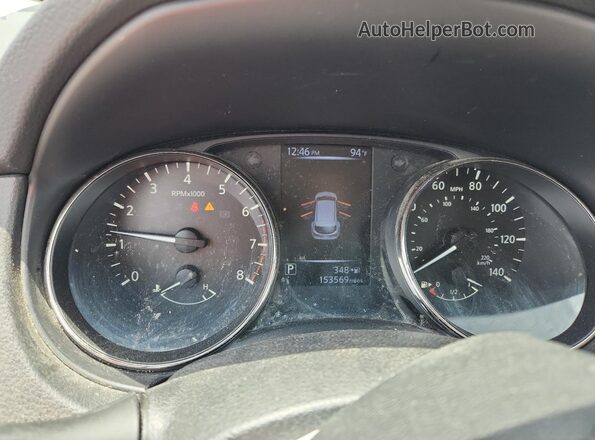JN1BJ1CPXJW161445 2018 NISSAN ROGUE Silver Widok zestawu wskaźników