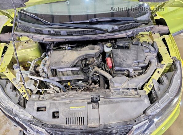 JN1BJ1CV0LW263127 2020 NISSAN ROGUE Green ძრავის განყოფილების ხედი