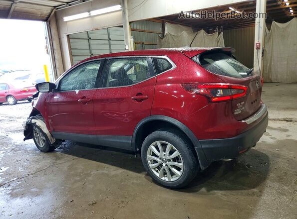 JN1BJ1CV2LW280544 2020 NISSAN ROGUE Burgundy Trasero izquierdo