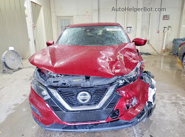 JN1BJ1CV2LW280544 2020 NISSAN ROGUE Burgundy Vista frontal