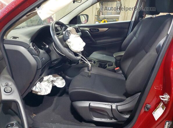 JN1BJ1CV2LW280544 2020 NISSAN ROGUE Burgundy Vista interior delantera