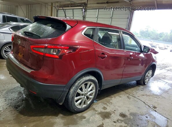 JN1BJ1CV2LW280544 2020 NISSAN ROGUE Burgundy Trasero derecho