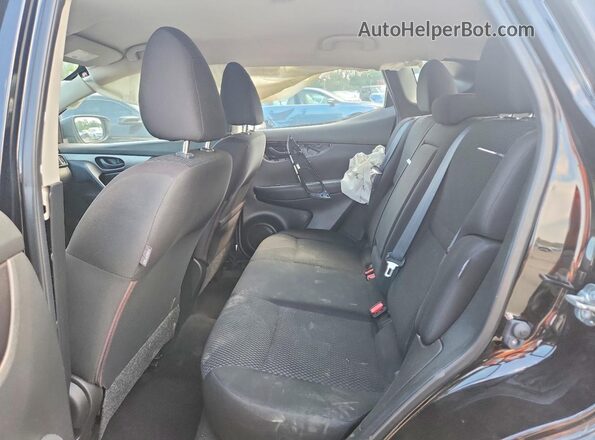 JN1BJ1CV2LW281385 2020 NISSAN ROGUE Черный Вид задней части салона
