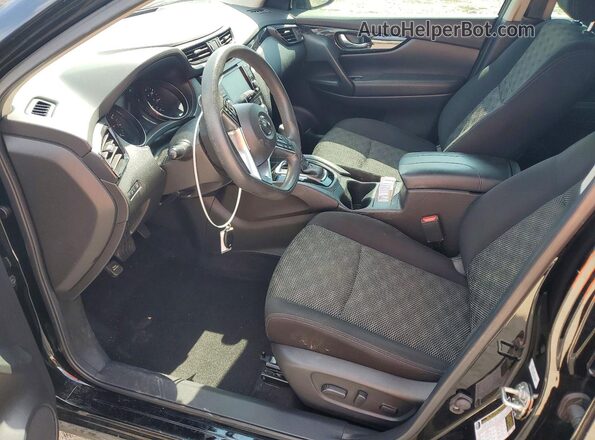 JN1BJ1CV6LW277193 2020 NISSAN ROGUE Black Front interior view