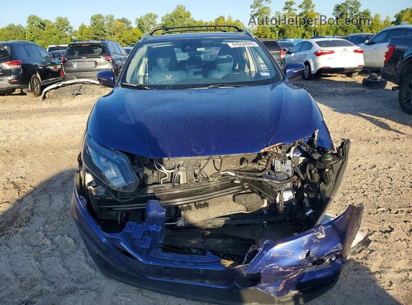 JN1BJ1CV9LW266656 2020 NISSAN ROGUE Blue Vista frontal