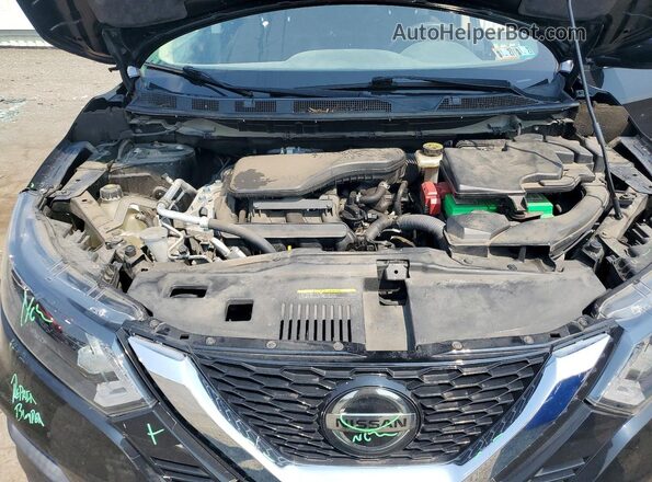 JN1BJ1CW0LW643111 2020 NISSAN ROGUE Black ძრავის განყოფილების ხედი