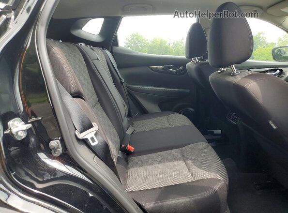 JN1BJ1CW1LW372141 2020 NISSAN ROGUE Black Widok wnętrza z tyłu