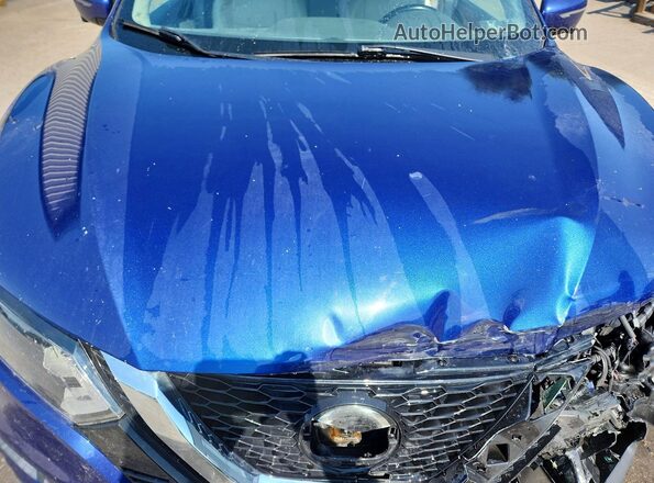 JN1BJ1CW2LW384167 2020 NISSAN ROGUE Синий Вид подкапотного пространства