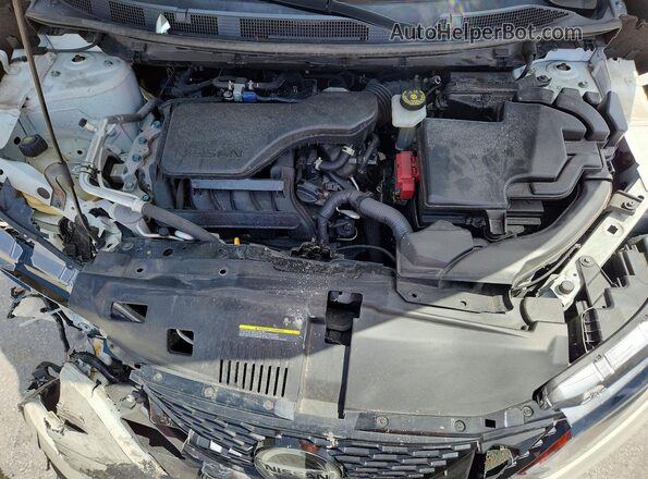 JN1BJ1CW2LW649704 2020 NISSAN ROGUE White Vista del compartimento del motor