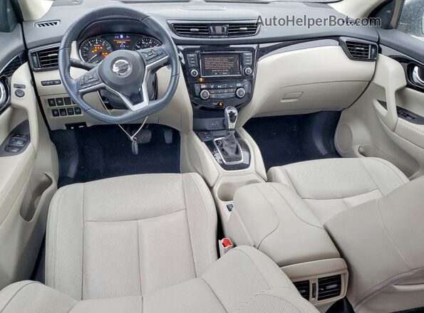 JN1BJ1CW2MW672921 2021 NISSAN ROGUE White Առջևի վահանակի տեսք