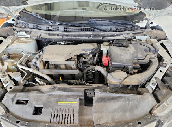 JN1BJ1CW3LW365529 2020 NISSAN ROGUE White ძრავის განყოფილების ხედი