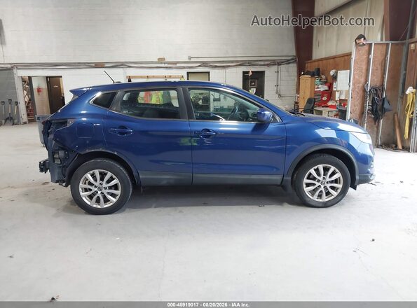 JN1BJ1CW3LW378605 2020 NISSAN ROGUE Синий Вид задней части салона