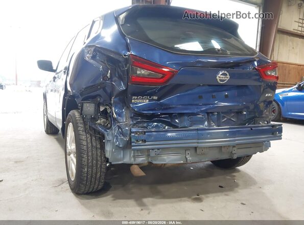 JN1BJ1CW3LW378605 2020 NISSAN ROGUE Синий Вид спереди