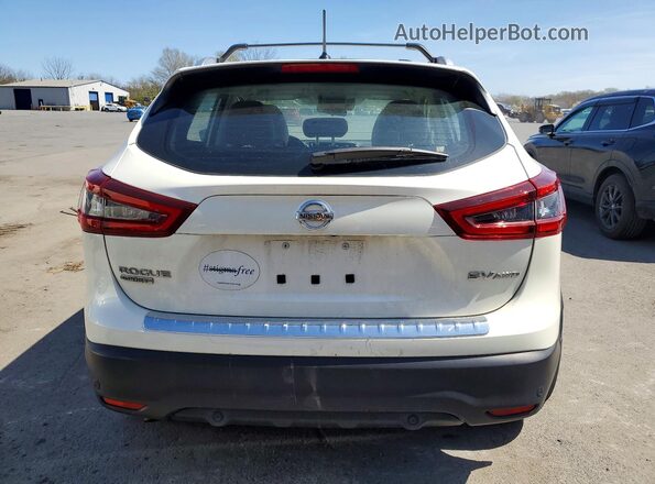JN1BJ1CW3LW640266 2020 NISSAN ROGUE White უკანა ხედი