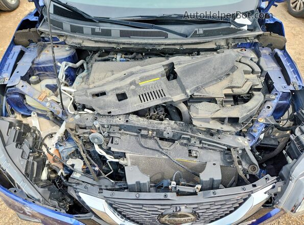 JN1BJ1CW7LW362343 2020 NISSAN ROGUE Blue ძრავის განყოფილების ხედი