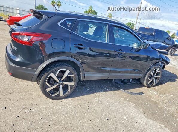 JN1BJ1CW9LW361081 2020 NISSAN ROGUE Black უკანა მარჯვენა