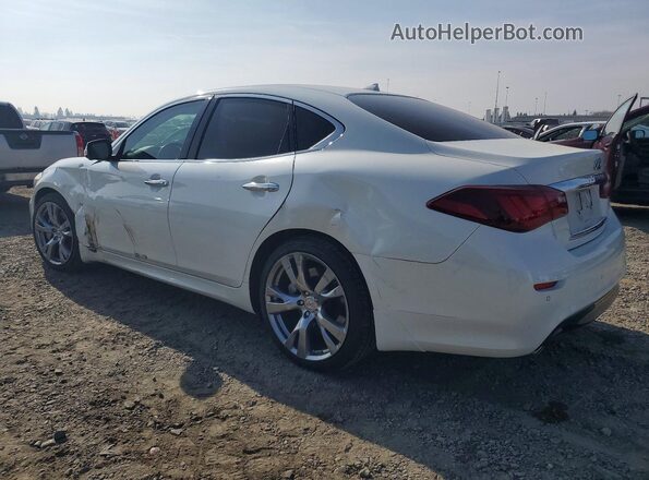 JN1BY1AP0HM740173 2017 INFINITI Q70 White Հետևի ձախ