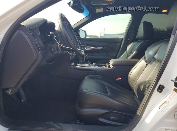 JN1BY1AP0HM740173 2017 INFINITI Q70 White Սալոնի դիմացի տեսք