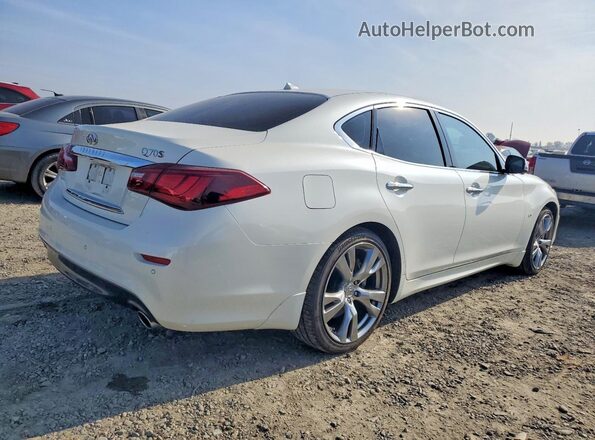 JN1BY1AP0HM740173 2017 INFINITI Q70 White Հետևի աջ