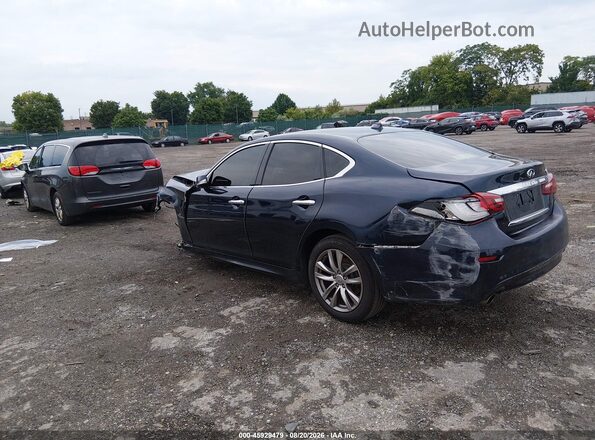 JN1BY1AP1HM741302 2017 INFINITI Q70 Blue Tył lewy