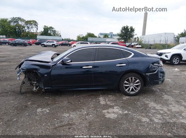 JN1BY1AP1HM741302 2017 INFINITI Q70 Blue Widok wnętrza 360 stopni