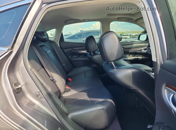 JN1BY1AP1KM505692 2019 INFINITI Q70 Charcoal Հետևի նստատեղերի տեսք