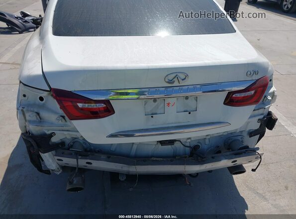 JN1BY1AP5JM180995 2018 INFINITI Q70 Белый Вид спереди