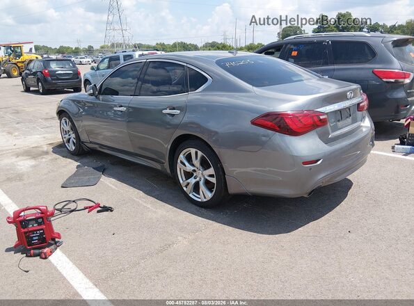 JN1BY1AP9HM740253 2017 INFINITI Q70 Gray Հետևի ձախ