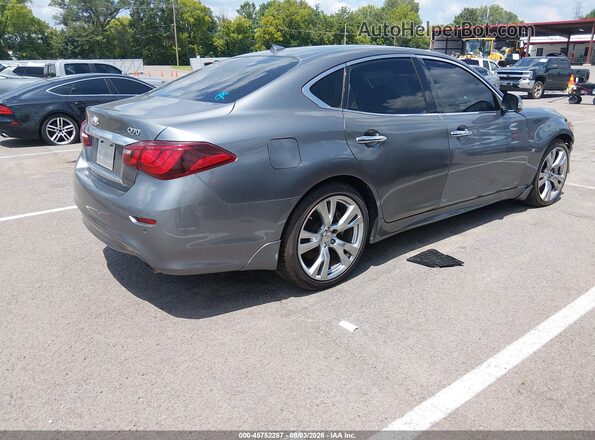 JN1BY1AP9HM740253 2017 INFINITI Q70 Gray Հետևի աջ