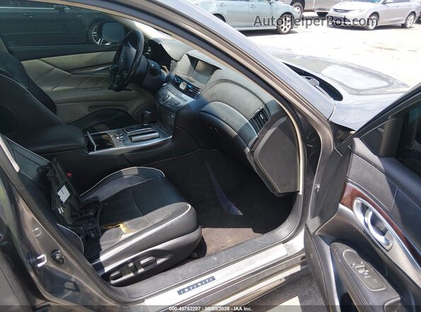 JN1BY1AP9HM740253 2017 INFINITI Q70 Gray Սալոնի դիմացի տեսք