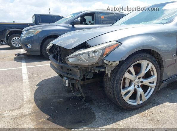 JN1BY1AP9HM740253 2017 INFINITI Q70 Gray 