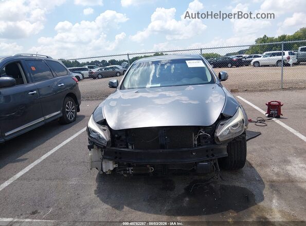 JN1BY1AP9HM740253 2017 INFINITI Q70 Gray Սարքավորումների վահանակի տեսք