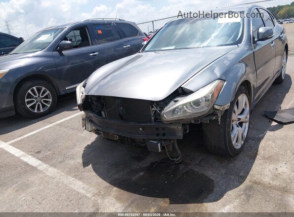 JN1BY1AP9HM740253 2017 INFINITI Q70 Gray Դիմացի տեսք