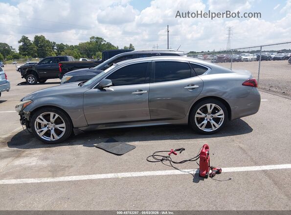 JN1BY1AP9HM740253 2017 INFINITI Q70 Gray Սալոնի 360 աստիճան տեսք