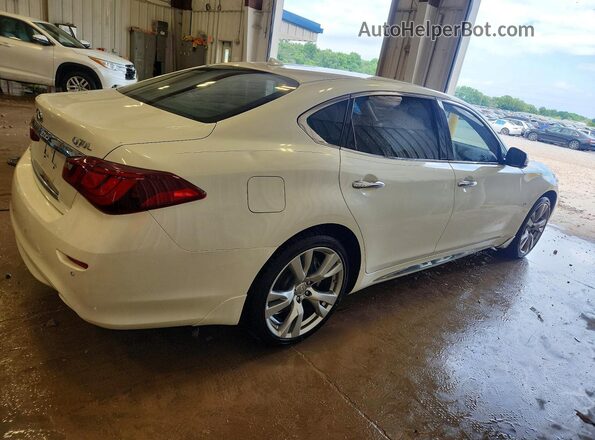 JN1BY1PR0HM210133 2017 INFINITI Q70L White Tył prawy