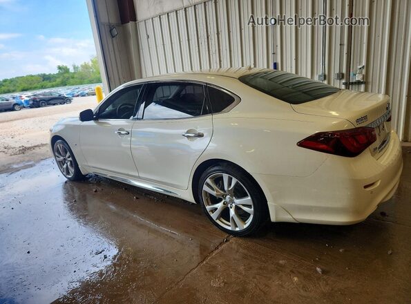 JN1BY1PR0HM210133 2017 INFINITI Q70L White Tył lewy